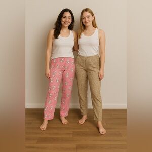 Bundle of two pajamas, size medium